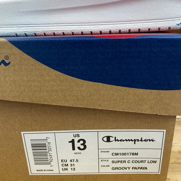 *SOLD* NEW Men’s Champion Super Court Sneakers - Picture 8 of 10